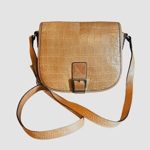 Michael Kors Croc Embossed Crossbody Purse